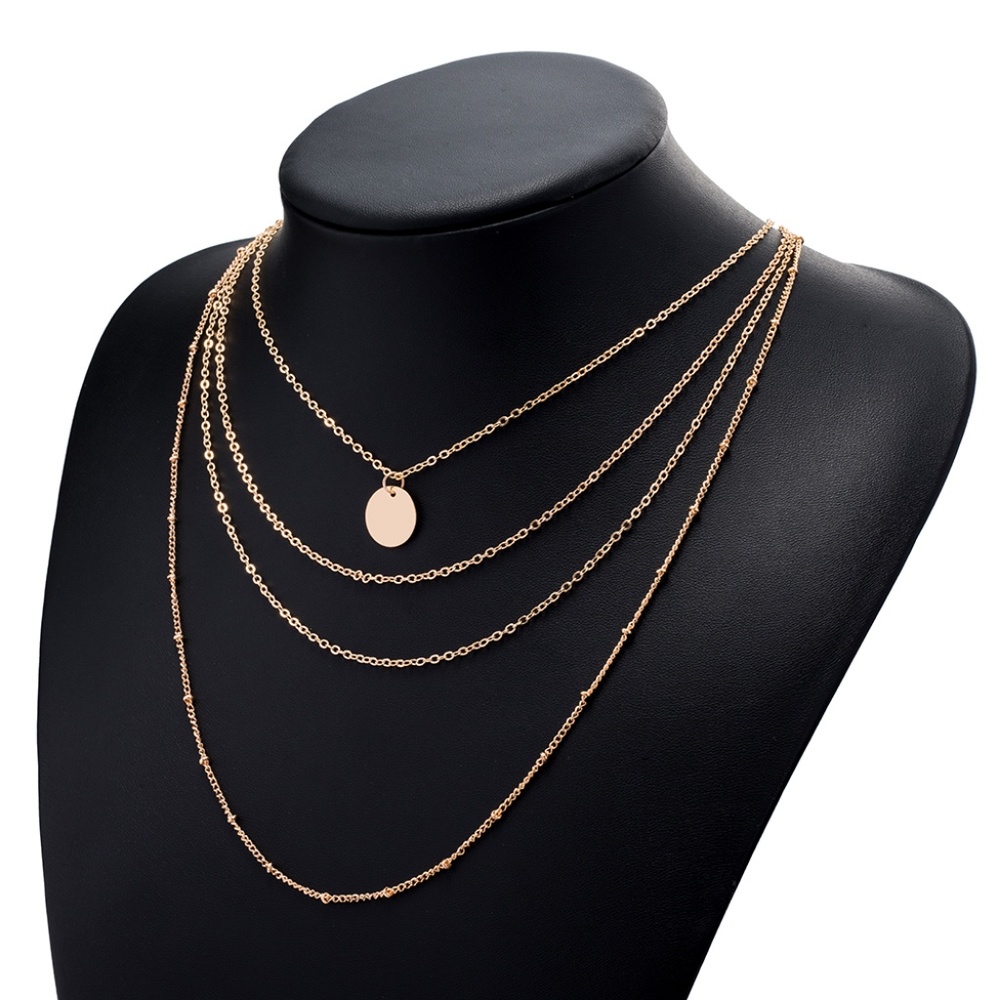 ❤️ 3/$30 Dainty Multilayer Coin Necklace - Picture 2 of 6